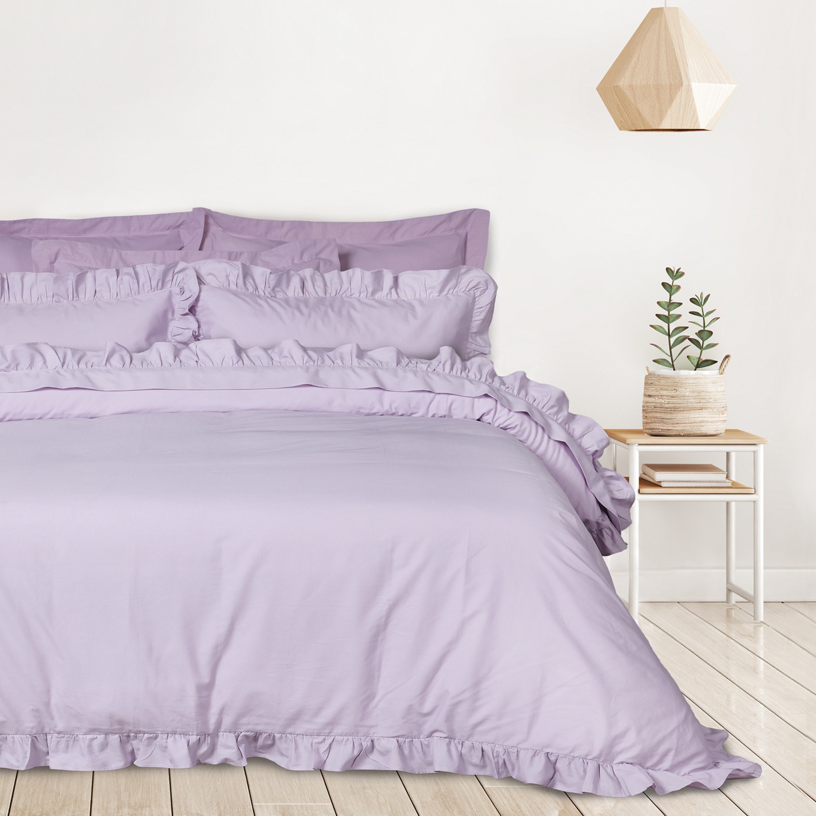Σετ Σεντόνια Υπέρδιπλα 4 Τεμαχίων Das Home 3167 Lilac 240x270