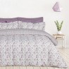 Σετ Σεντόνια King Size 4 Τεμαχίων Das Home 9675 Ivory- Lilac 260x280