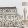 Σετ Σεντόνια King Size 4 Τεμαχίων Das Home 9677 Black- Taupe 260x280