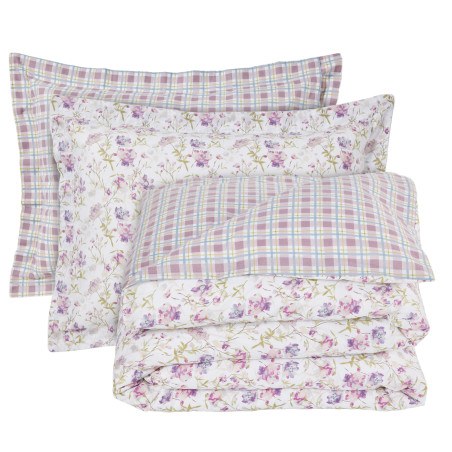 Σετ Σεντόνια Μονά 3 Τεμαχίων Das Home 9675 Ivory- Lilac 170x260
