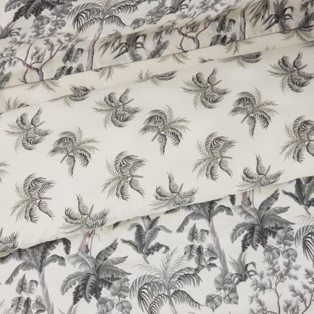 Σετ Σεντόνια Υπέρδιπλα με Λάστιχο 4 Τεμαχίων Das Home 5429 Ecru- Grey 170x200+35