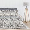 Σετ Σεντόνια Μονά με Λάστιχο 3 Τεμαχίων Das Home 5429 Ecru- Grey 120x200+35