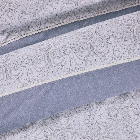 Σετ Σεντόνια King Size 4 Τεμαχίων Das Home 1693 Blue- Grey 250x270