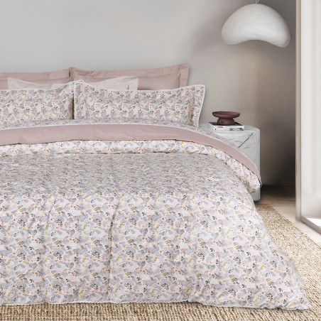 Σετ Σεντόνια King Size 4 Τεμαχίων Das Home 1695 Beige- Blue 250x270