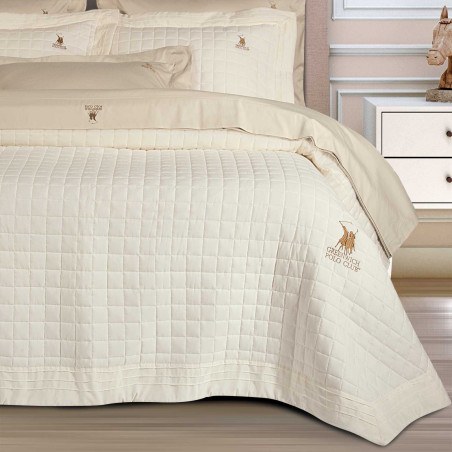 Κουβερλί King Size Greenwich Polo Club 2355 Ecru 240x250