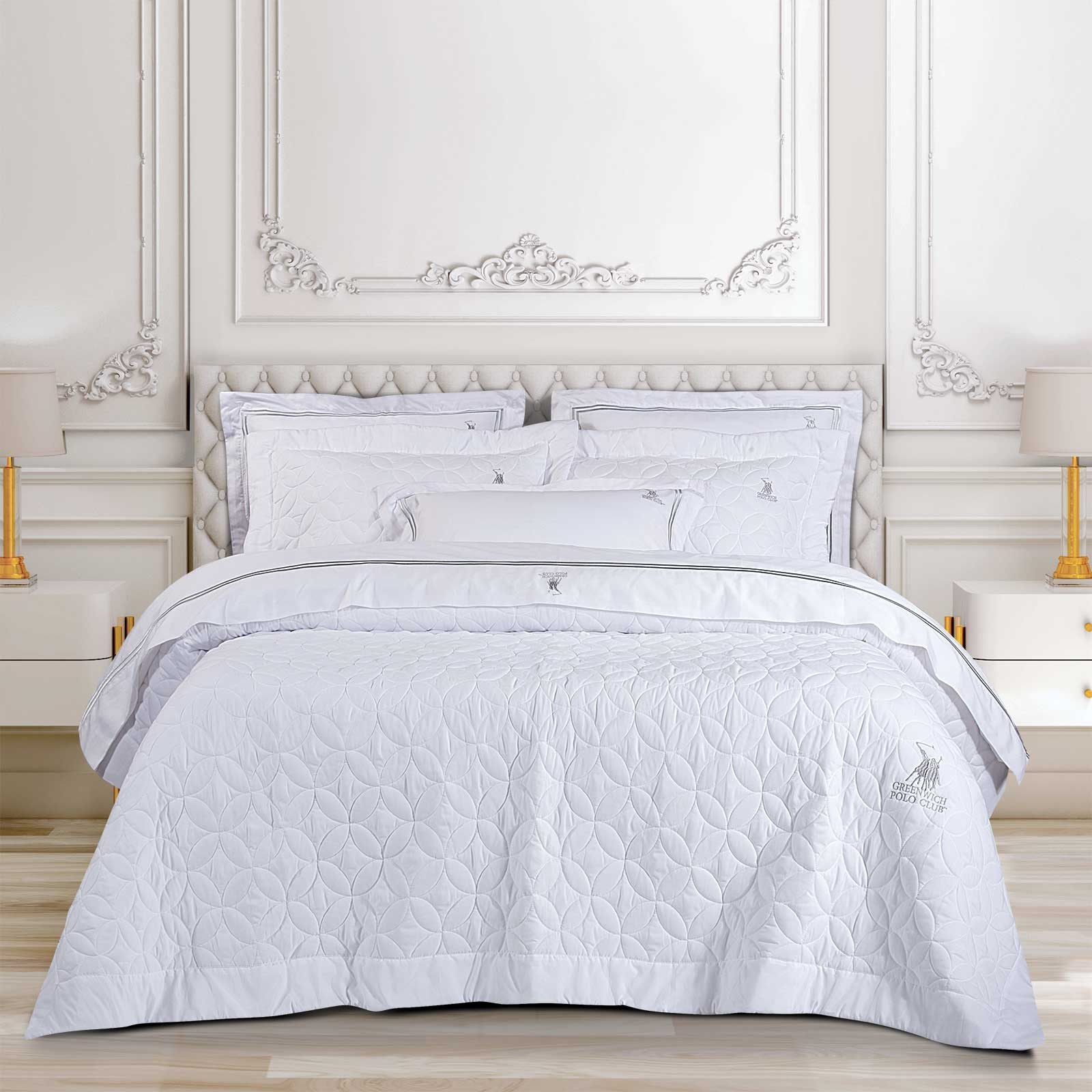 Κουβερλί King Size Greenwich Polo Club 2357 White 240x2