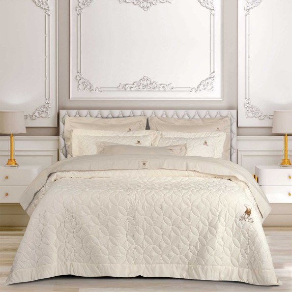Κουβερλί King Size Greenwich Polo Club 2358 Ecru 240x250