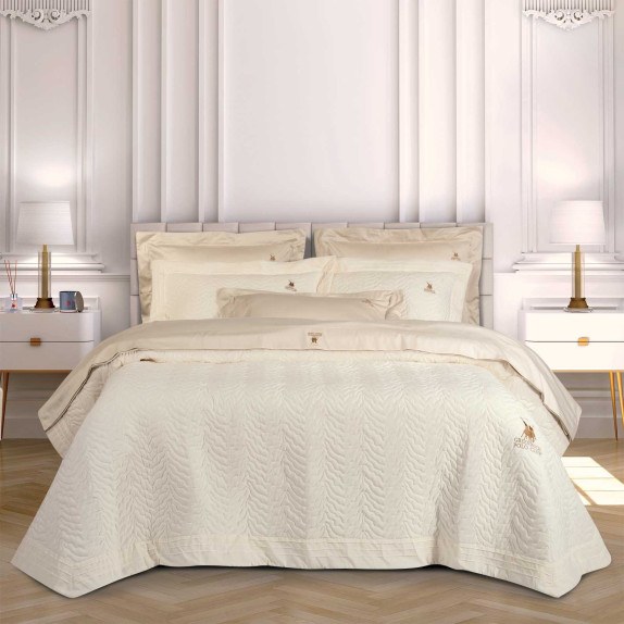 Κουβερλί King Size Greenwich Polo Club 2352 Ecru 240x250