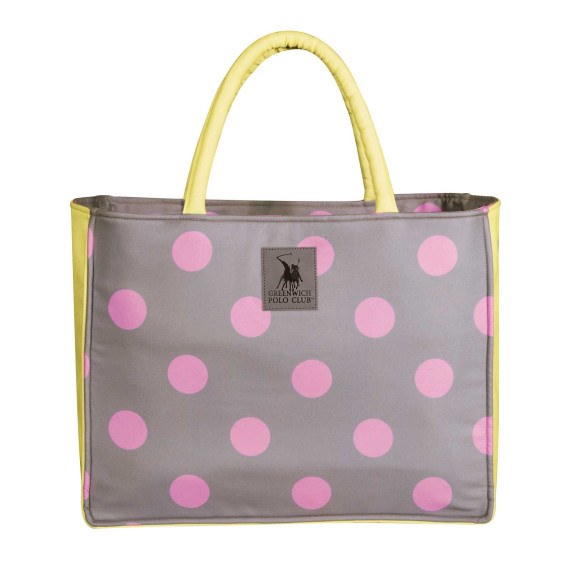 Τσάντα Θαλάσσης Greenwich Polo Club 4069 Grey- Yellow 46x36