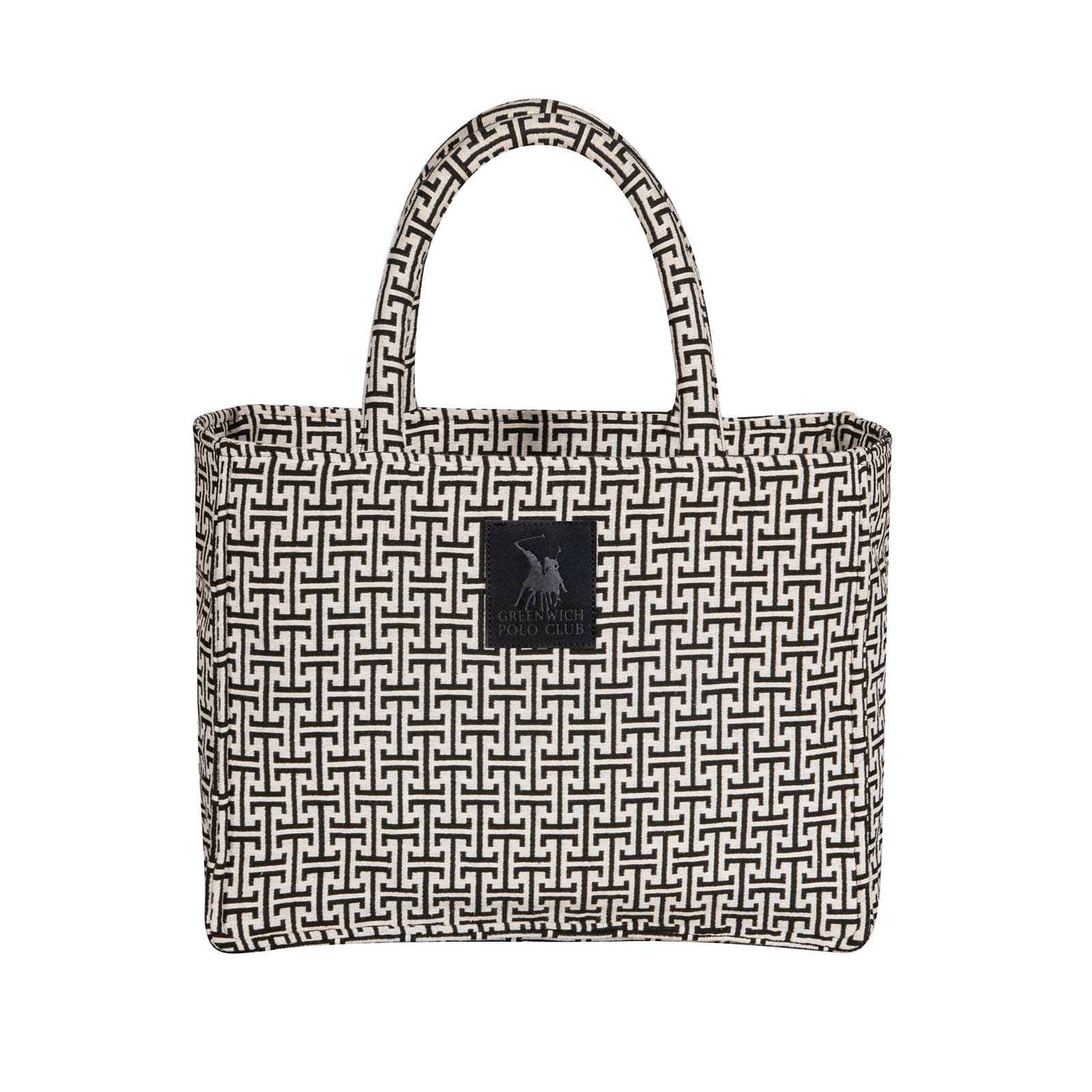Τσάντα Θαλάσσης Greenwich Polo Club 4056 Black- Grey 36x28