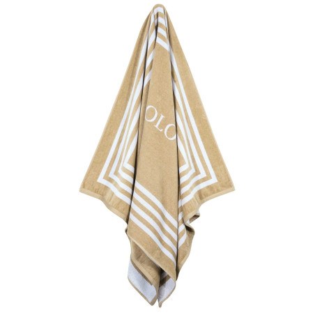 Πετσέτα Θαλάσσης Greenwich Polo Club 4053 Black- Taupe 90x170