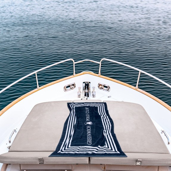 Πετσέτα Θαλάσσης Greenwich Polo Club 4054 Blue- White 90x170