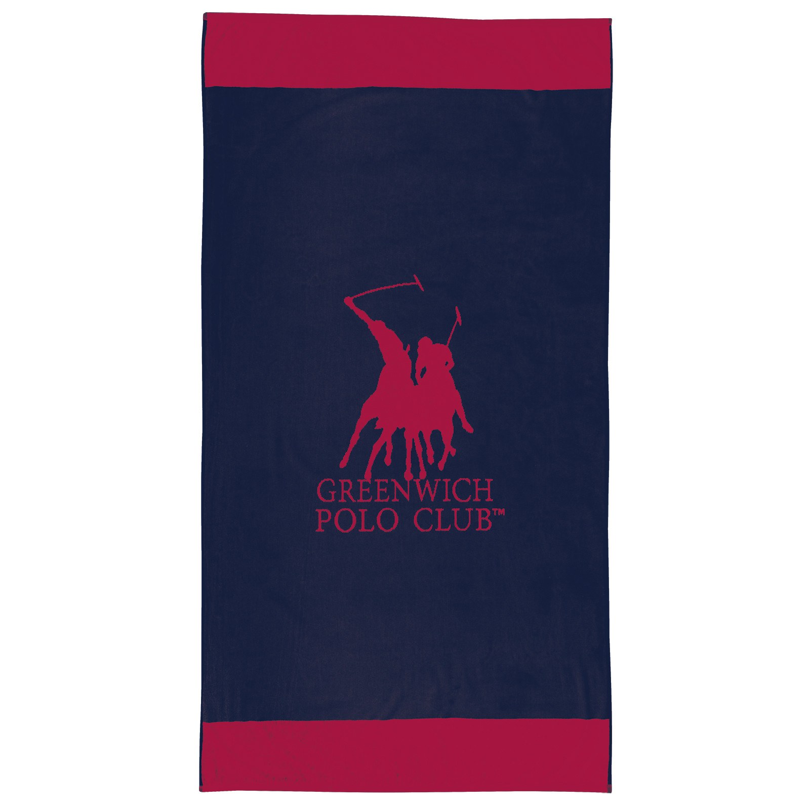 Πετσέτα Θαλάσσης Greenwich Polo Club 4048 Blue- Red 90x170