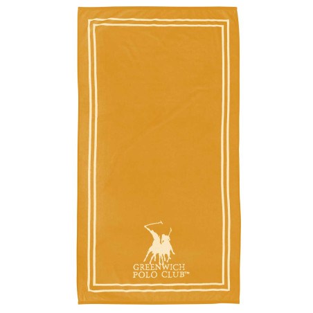 Πετσέτα Θαλάσσης Greenwich Polo Club 4051 Cream- Ochre 90x170
