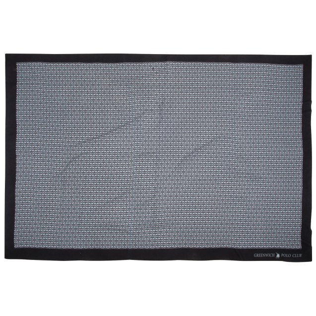 Παρεό Greenwich Polo Club 4005 Black- Grey 110x180