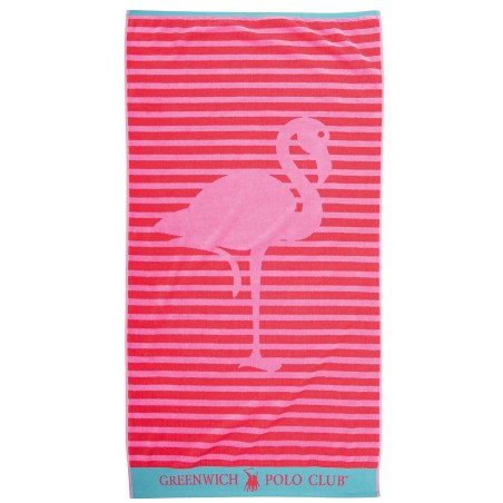 Παιδική Πετσέτα Θαλάσσης Greenwich Polo Club 4073 Pink- Red 70x140