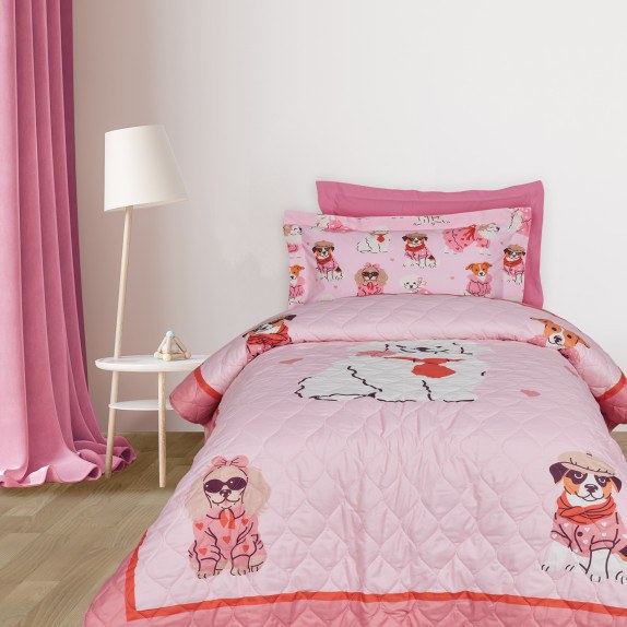 Παιδικό Κουβερλί Μονό Das Home 4938 Pink 160x220