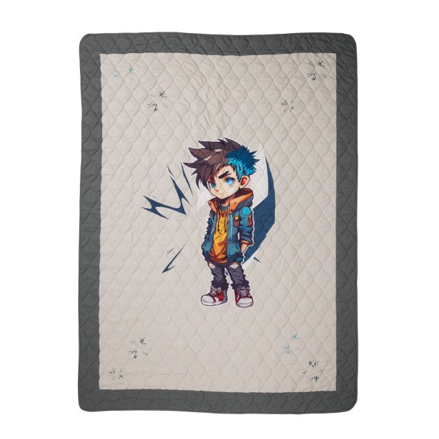 Παιδικό Κουβερλί Μονό Das Home 4939 Beige- Grey...