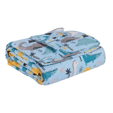 Παιδικό Κουβερλί Μονό Das Home 4928 Blue- Grey 160x240