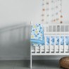 Σετ Σεντόνια Λίκνου 2 Τεμαχίων Das Baby 4935 Blue 70x120
