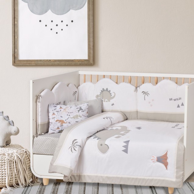 Κουβερλί Κούνιας Das Baby 4937 Beige- Olive...