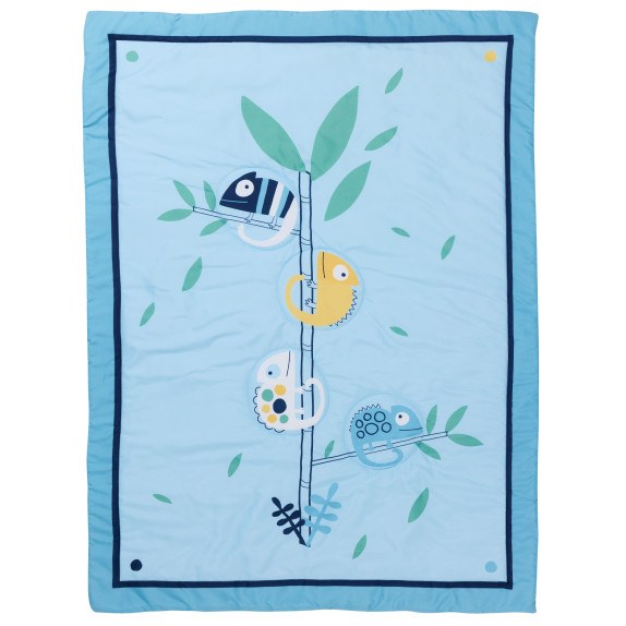 Κουβερλί Κούνιας Das Baby 4935 Blue 110x150