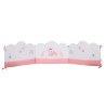 Πάντα Κούνιας Das Baby 4936 Pink- White 45x195