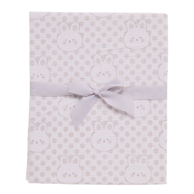 Κουβέρτα Αγκαλιάς Πικέ Das Baby 4960 Grey 75x100