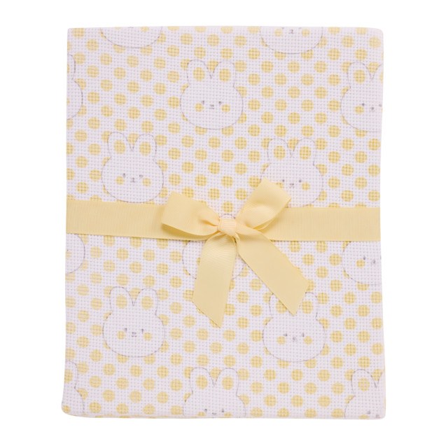 Κουβέρτα Αγκαλιάς Πικέ Das Baby 4961 Yellow 75x100