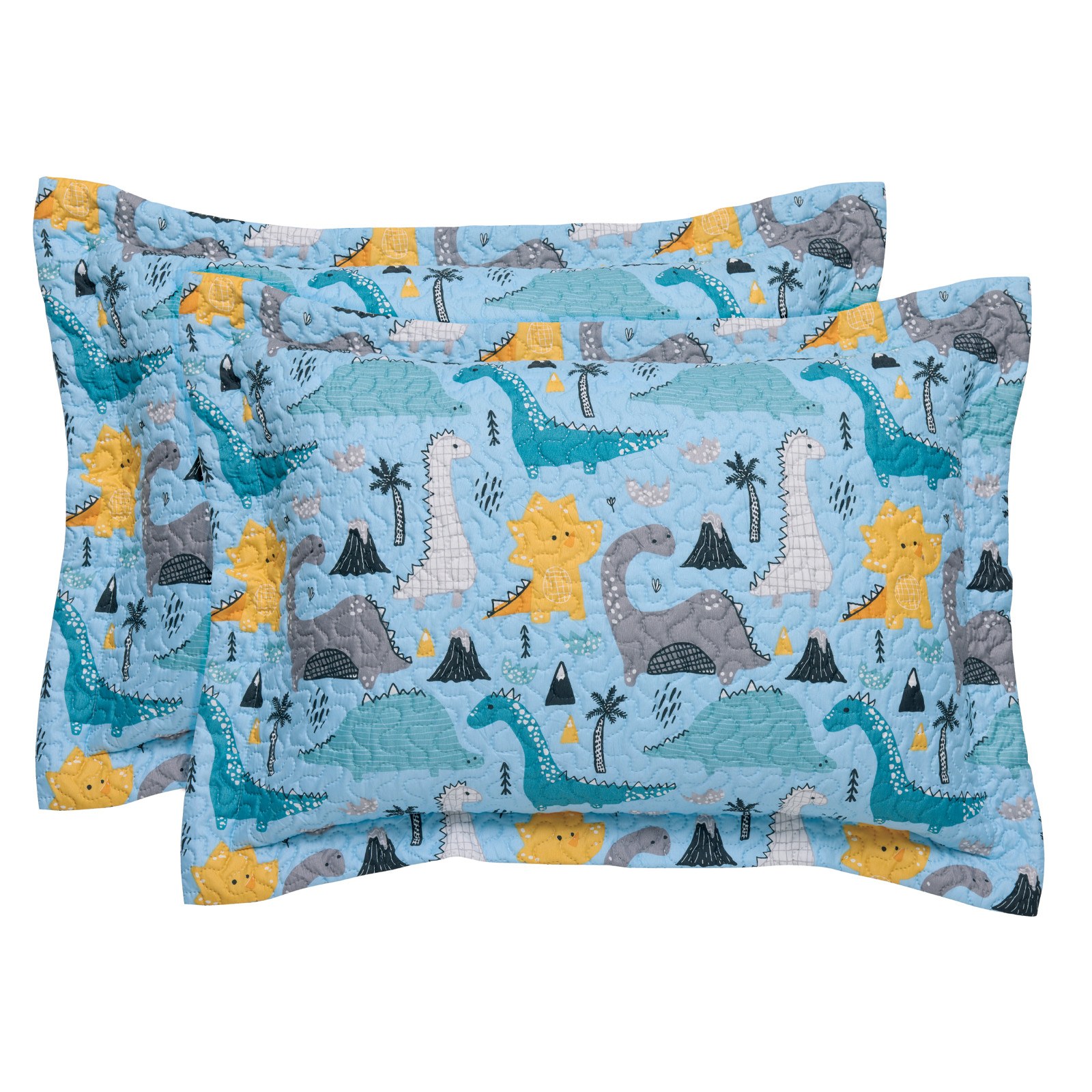 Σετ Παιδικές Μαξιλαροθήκες 2 Τεμαχίων Das Kids 4928 Blue- Grey 50x70