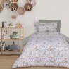Σετ Παιδικά Σεντόνια Μονά 3 Τεμαχίων Das Kids 4937 Beige- Olive 170x260