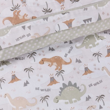 Σετ Παιδικά Σεντόνια Μονά 3 Τεμαχίων Das Kids 4937 Beige- Olive 170x260