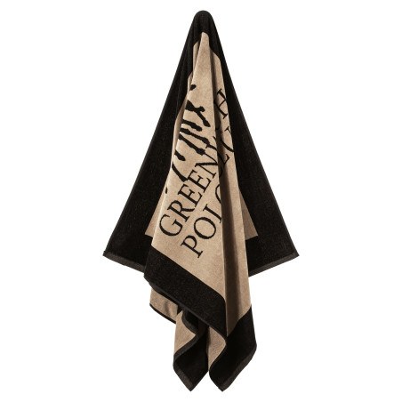 Πετσέτα Θαλάσσης Greenwich Polo Club 4020 Black- Taupe 90x180