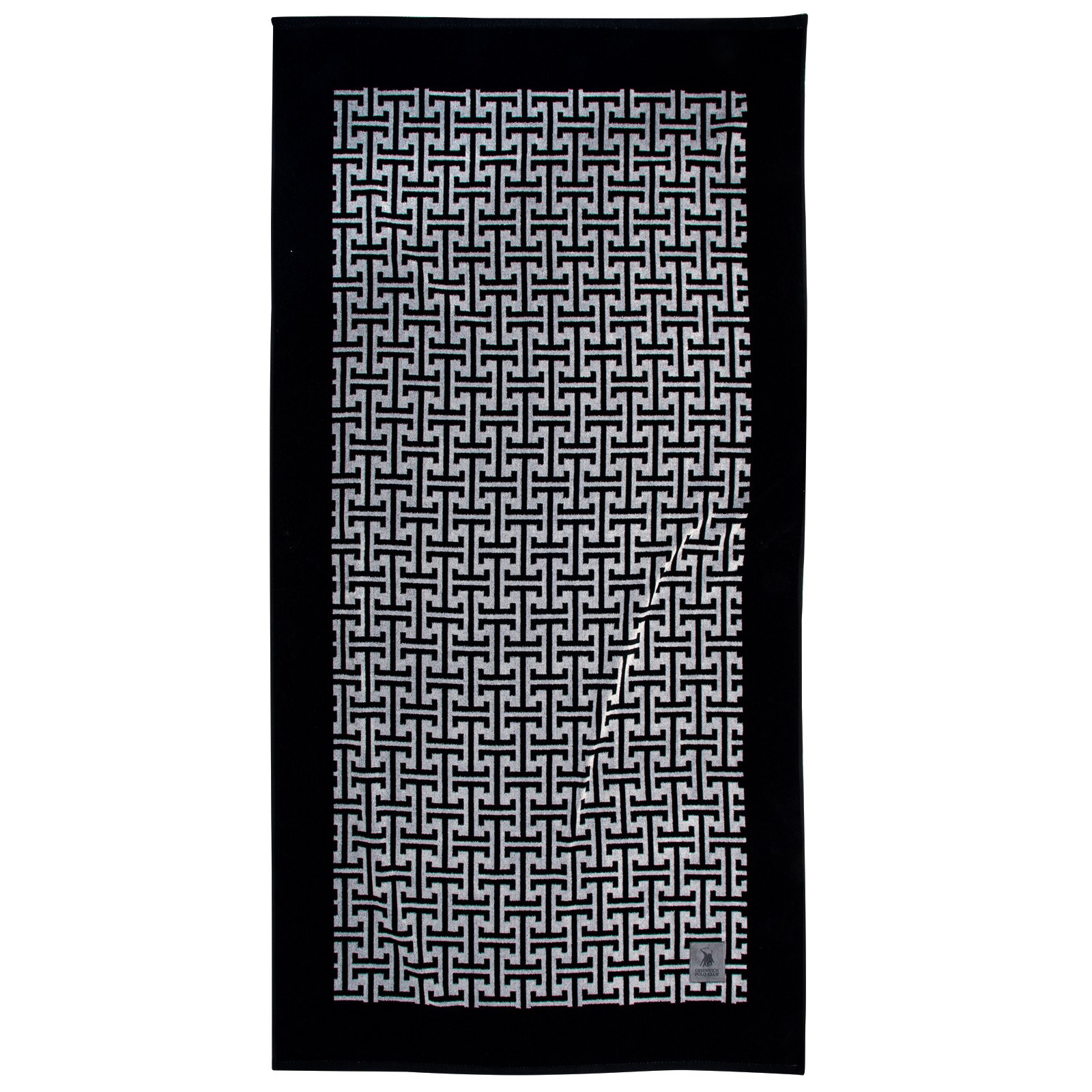 Πετσέτα Θαλάσσης Greenwich Polo Club 4005 Black- Grey 90x180