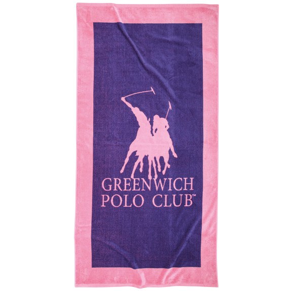 Πετσέτα Θαλάσσης Greenwich Polo Club 4001 Pink- Purple...