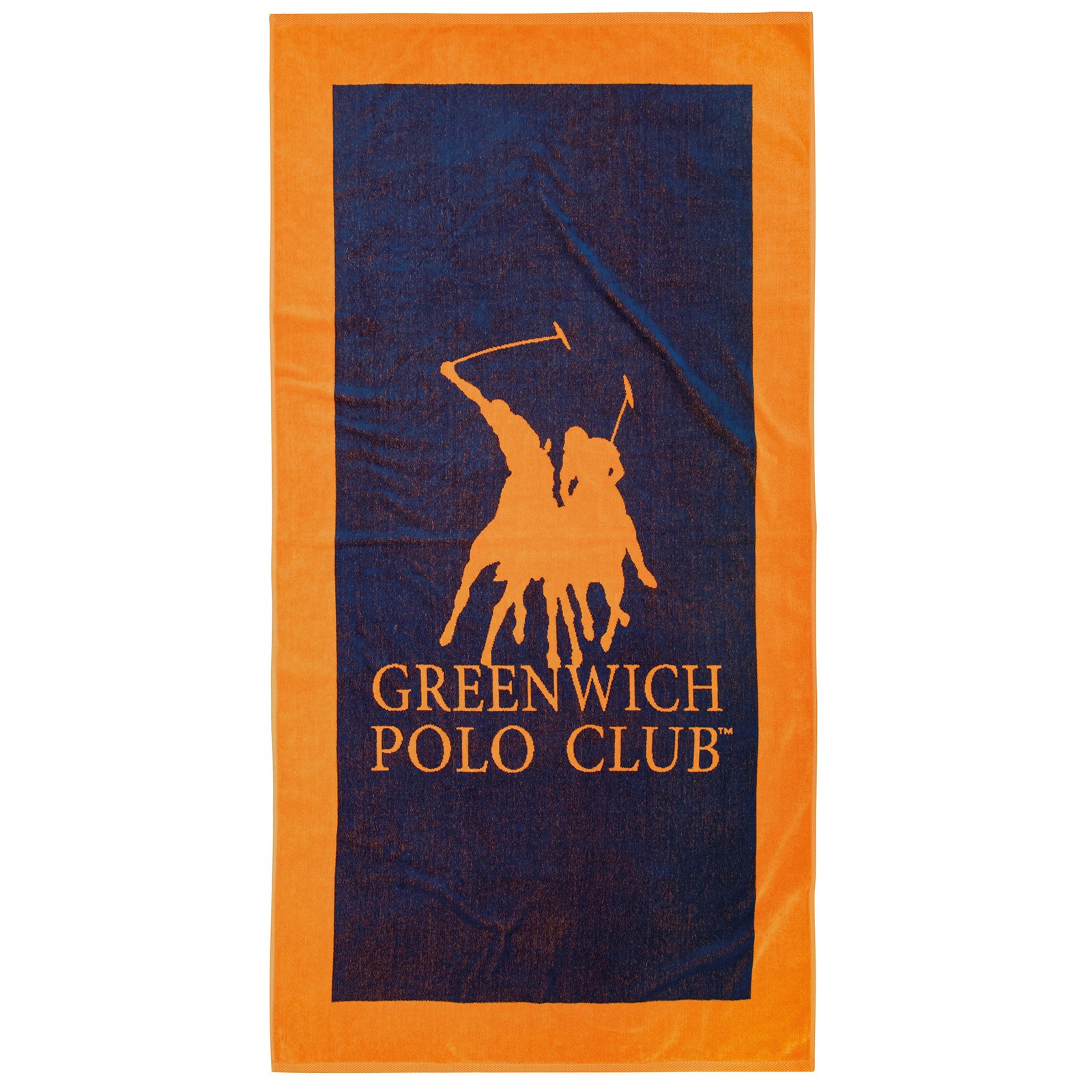 Πετσέτα Θαλάσσης Greenwich Polo Club 4003 Blue- Orange 90x180