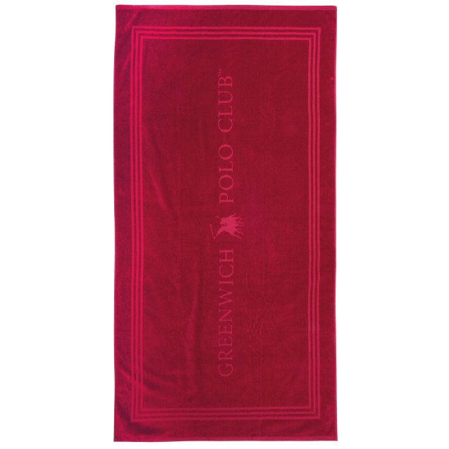 Πετσέτα Θαλάσσης Greenwich Polo Club 4066 Red...
