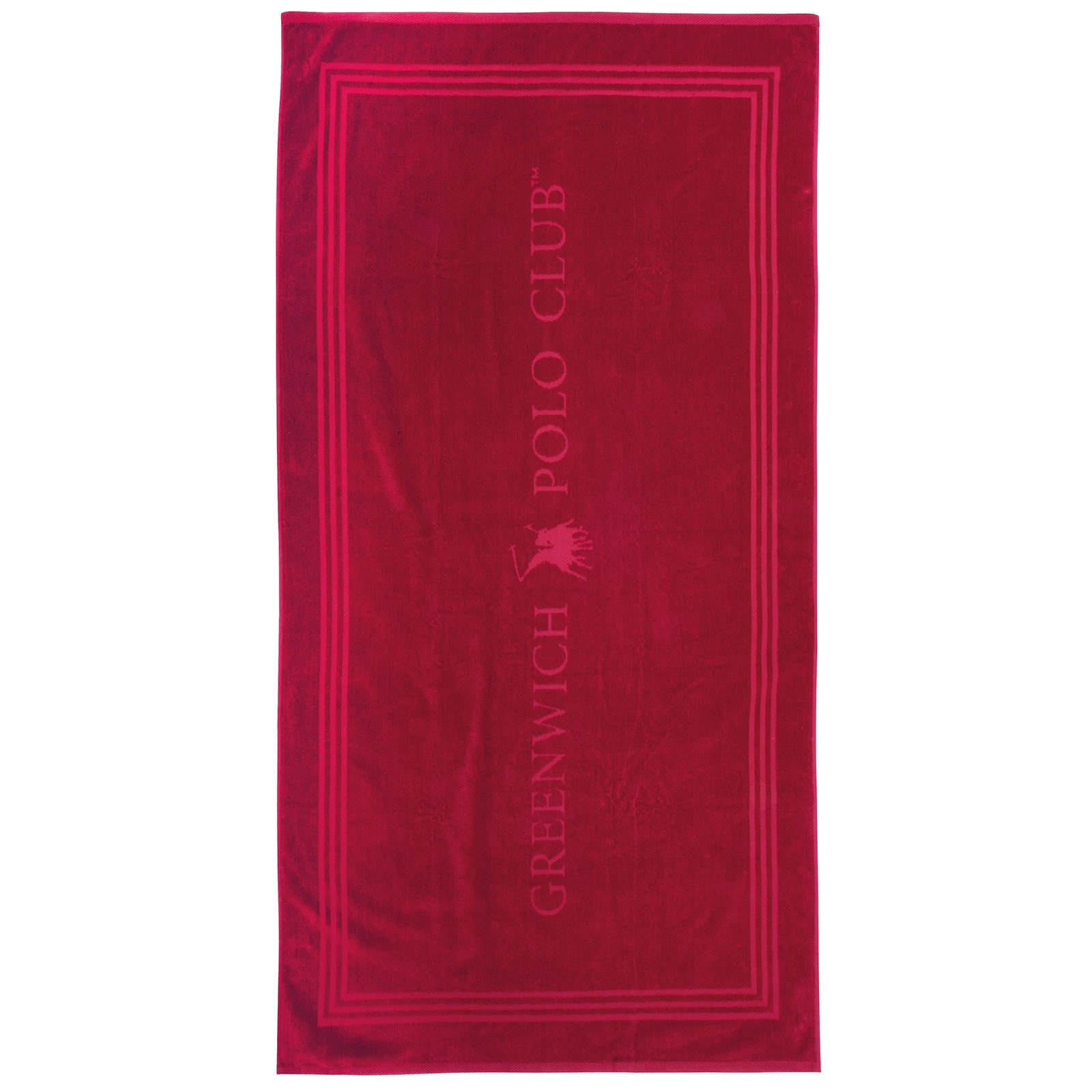 Πετσέτα Θαλάσσης Greenwich Polo Club 4066 Red 90x170
