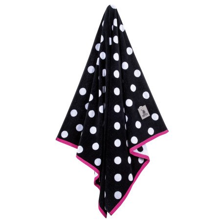 Πετσέτα Θαλάσσης Greenwich Polo Club 4068 Black- Fuschia 90x170