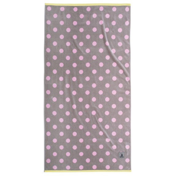 Πετσέτα Θαλάσσης Greenwich Polo Club 4069 Grey- Lime 90x170