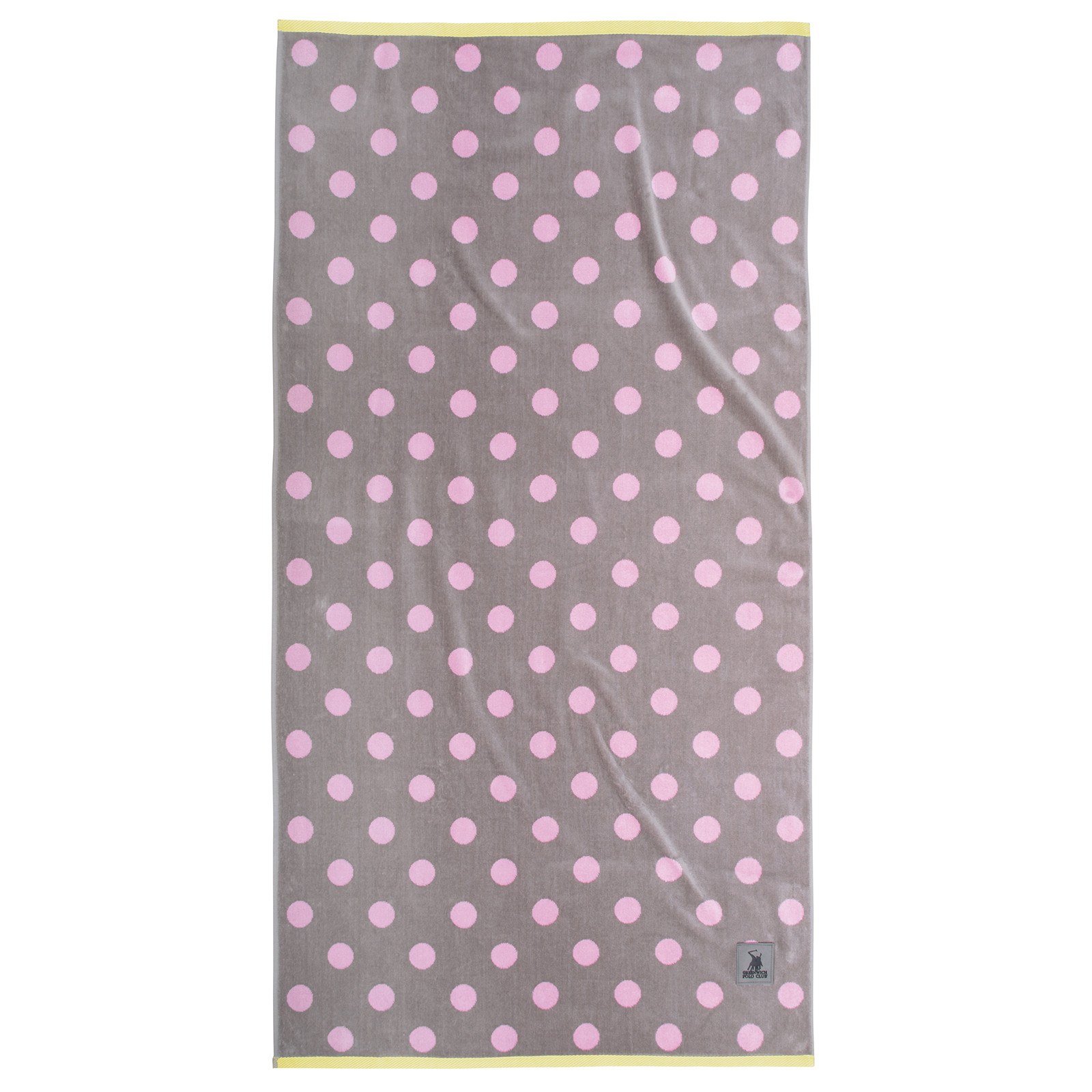 Πετσέτα Θαλάσσης Greenwich Polo Club 4069 Grey- Lime 90x170