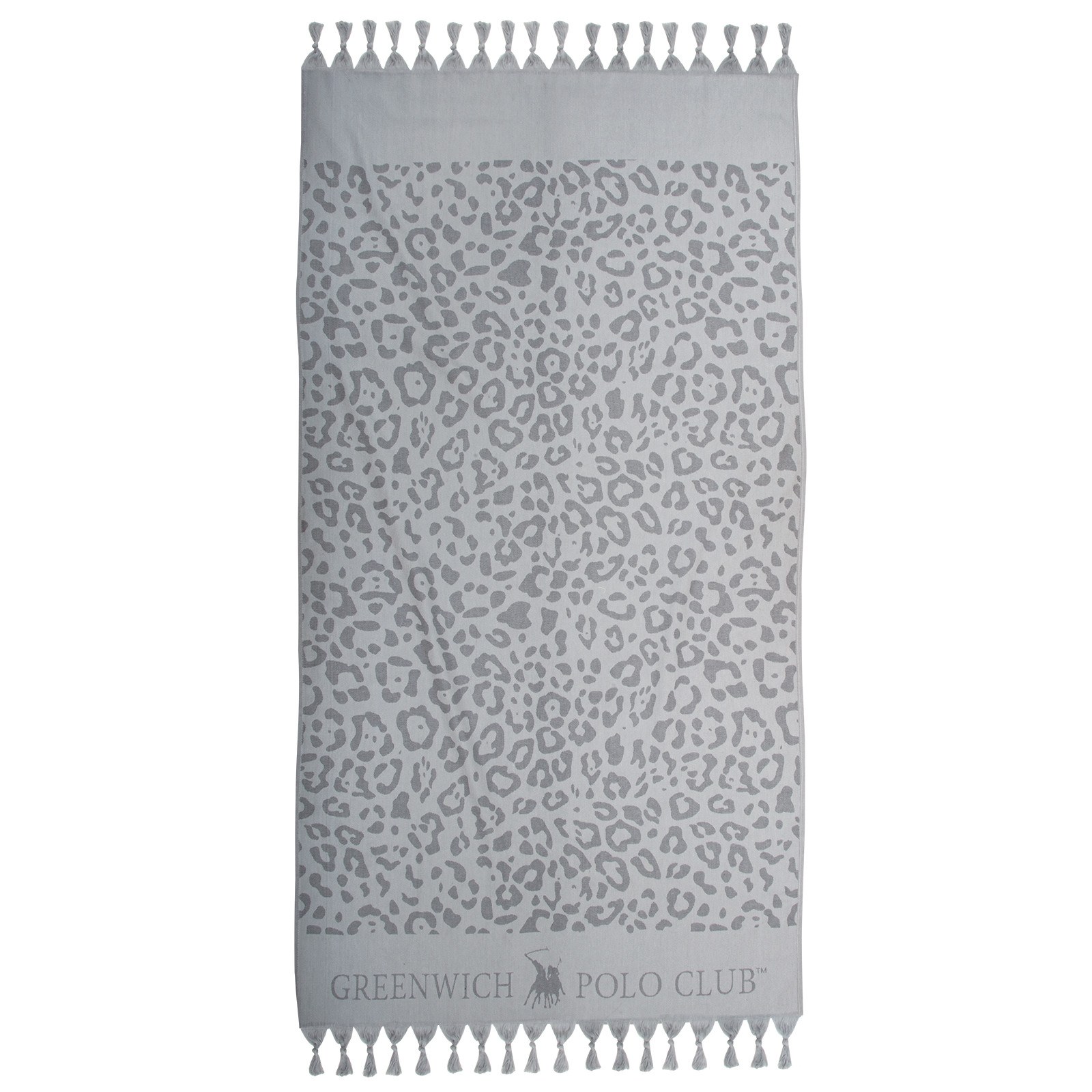Πετσέτα Θαλάσσης - Παρεό Greenwich Polo Club 4061 Grey 90x170