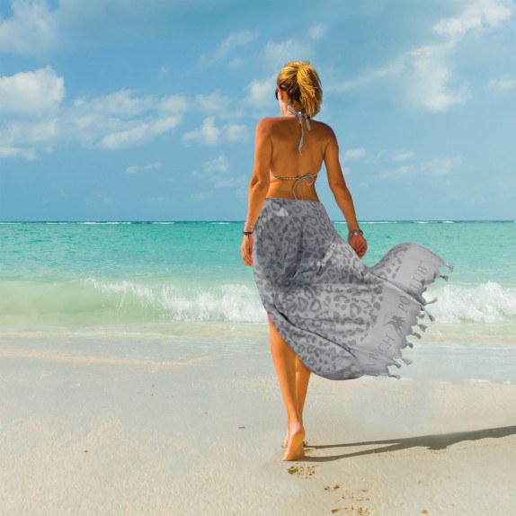 Πετσέτα Θαλάσσης - Παρεό Greenwich Polo Club 4061 Grey...