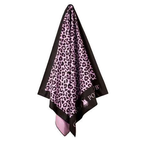 Πετσέτα Θαλάσσης Greenwich Polo Club 4037 Black- Pink 80x170