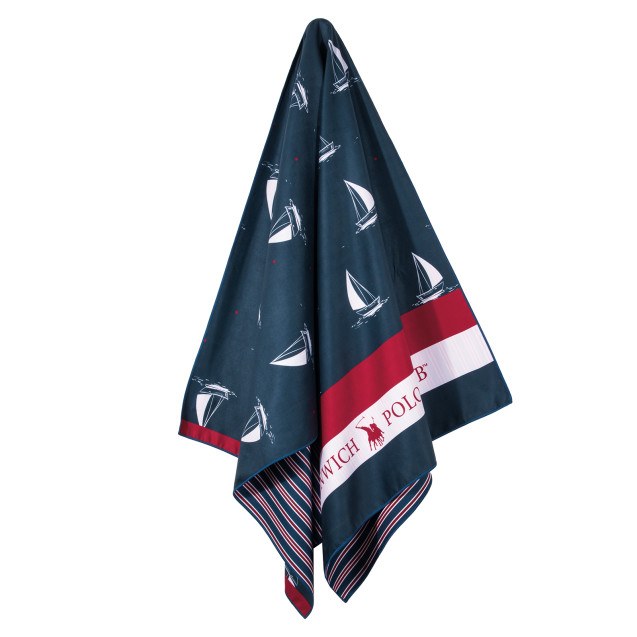 Πετσέτα Θαλάσσης Greenwich Polo Club 4026 Blue-...