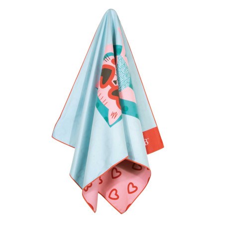 Παιδική Πετσέτα Θαλάσσης Greenwich Polo Club 4081 Blue- Pink 70x140