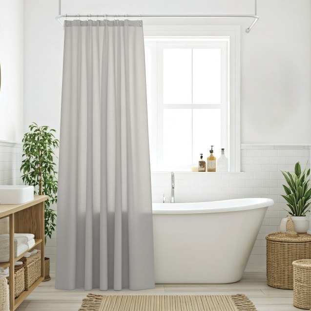 Κουρτίνα Μπάνιου Das Home 0805 Grey 200X180