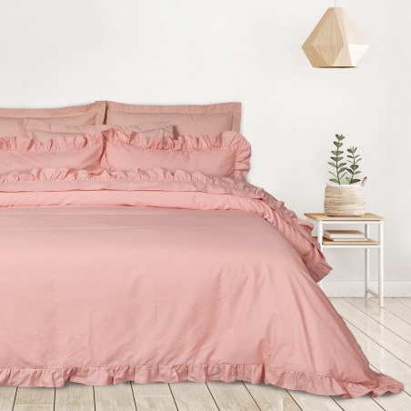 Σετ Παπλωματοθήκη Υπέρδιπλη 3 Τεμαχίων Das Home 3169 Pink 220x240