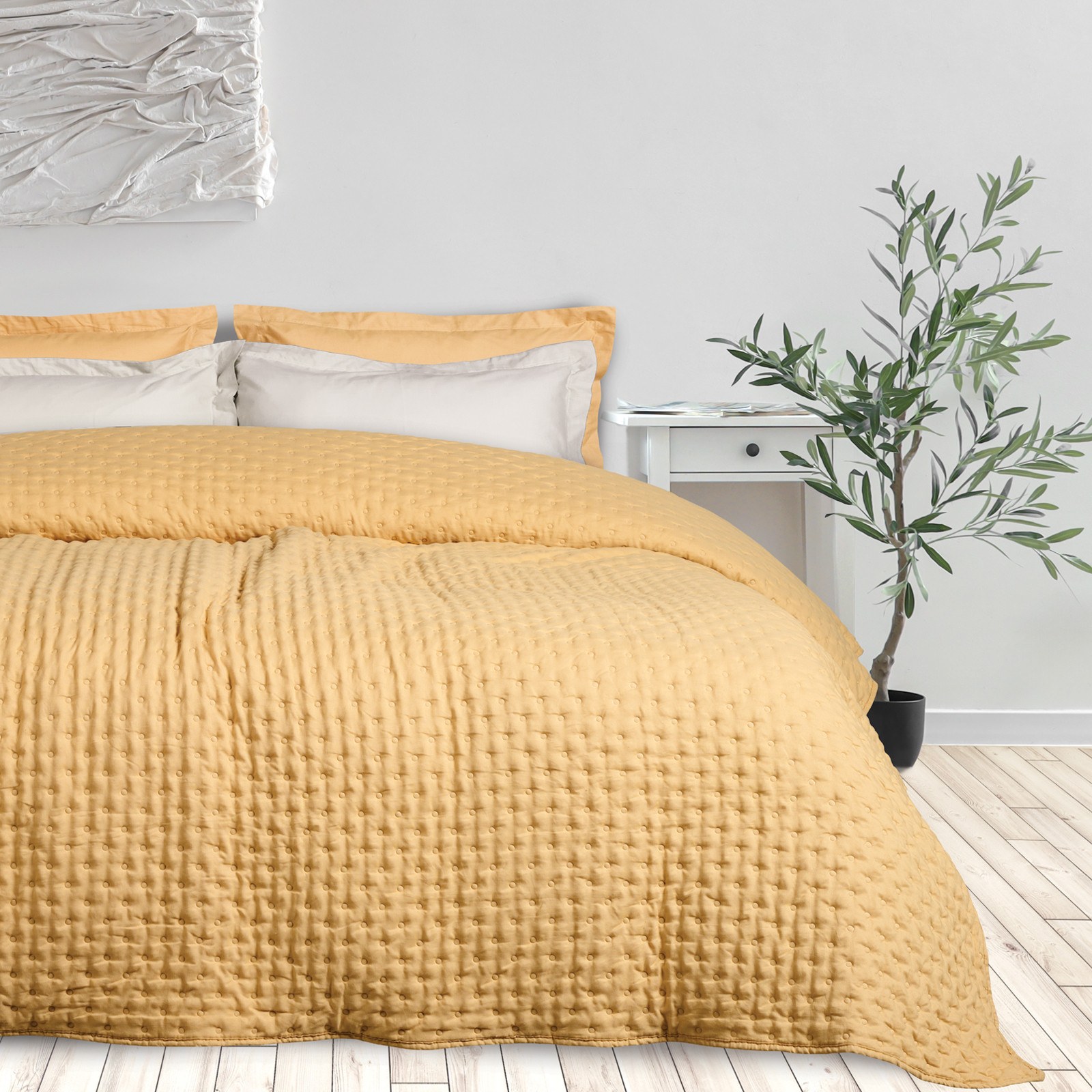 Κουβερλί King Size Das Home 9631 Ochre 240x250