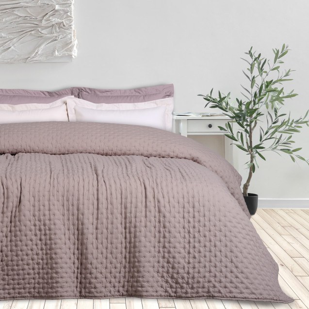 Κουβερλί King Size Das Home 9628 Taupe 240x250